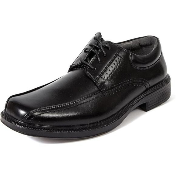 Men\'s Black Williamsburg Oxford Dress Shoes, Comfortable & Stylish, Size 13